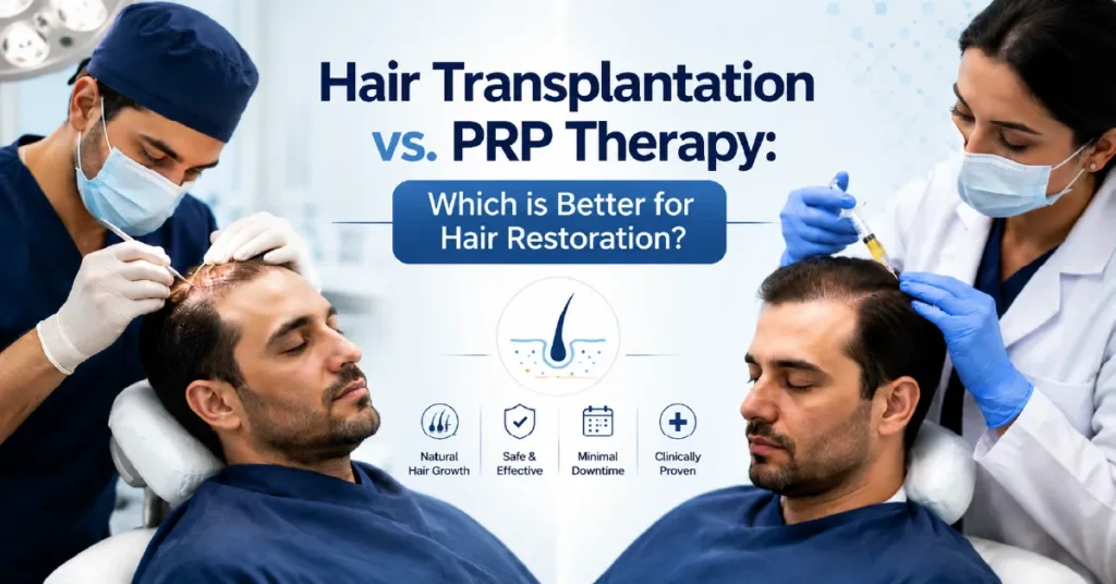 Hair Transplantation vs. PRP Therapy: Which is Better for Hair Restoration?