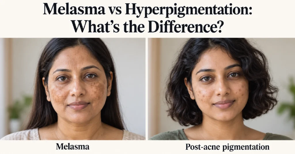 Melasma vs Hyperpigmentation: Differences & Treatments